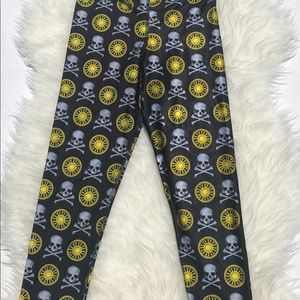 Zara Terez for SoulCycle leggings skulls size S